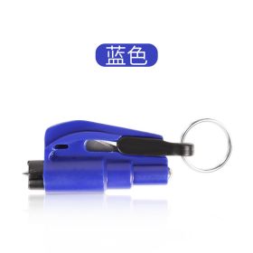 Car hammer car with multifunctional lifesaving hammer emergency escape hammer car glass broken window in one second - Blue