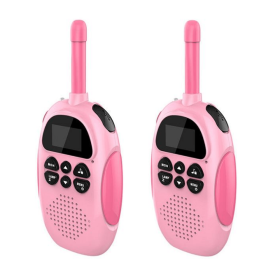 Kids Toys Rechargeable Walkie Talkie Boys Toys; Outdoor Toys For 3 4 5 6 7 8 Year Old Boys &Girls; Gift For Girls Boys (blue &pink) - Pink&Pink