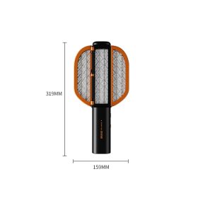 Foldable Portable Mosquito Swatter Safety Electric Shock Mosquito Killer Mute Home 365¬∞ UV Fly Trap Repellent Outdoor Bug Zapper - black - China