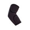 1 Piece Elbow Support Elastic Gym Fitness Nylon Protective Pad Absorb Sweat Sports Safety Basketball Arm Sleeve Elbow Brace - 1 PIECE BLACK - M