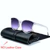 LeonLion 2022 Fashion Cateye Sunglasses Women Luxury Brand Glasses Women/Men Vintage Eyewear Women Oculos De Sol Feminino UV400 - purple - As picture