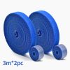 Back-to-back Velcro Fishing Rod Nylon Self-adhesive Tape Hook Hair Same Body Velcro Fishing Tools Data Cable Power Cable Managem - Thebluecoloris3mx2