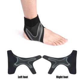 1Pair Sport Ankle Stabilizer Brace Compression Ankle Support Tendon Pain Relief Strap Foot Sprain Injury Wraps Run Basketball - 540112 L - L