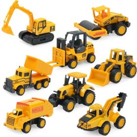 3 Pack Style Random Yellow Small Truck Children's Toys - Yellow