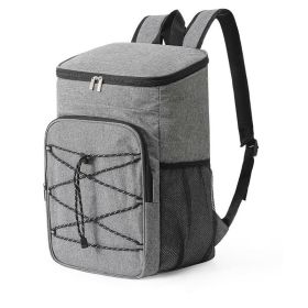 Portable Travel Large Capacity Outdoor Picnic Backpack - Gray - Picnic Backpack