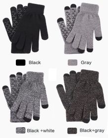 3-Touch Gloves - BLACK GRAY