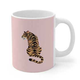 Pink Leopard Mug 11 oz - 11oz