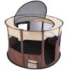 Foldable Playpen for Dog with Carry Bag Portable Travel Waterproof Indoor Outdoor Pet Cage Tent Detachable Upper Cover For Dog Cat Rabbit - S