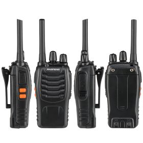 Baofeng BF-88A 5W FRS Frequency Handheld Walkie Talkie Black (2pcs/Pair) - black