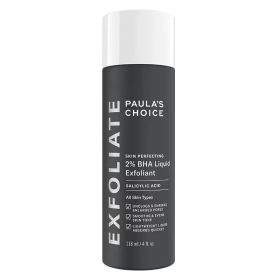 Paulas Choice SKIN PERFECTING 2% BHA Liquid Salicylic Acid Exfoliant Facial Exfoliant for Blackheads Enlarged Pores Wrinkles - 118