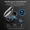 Y50 Bluetooth Earphone Outdoor Sports Wireless Headset 5.0 With Charging Bin Power Display Touch Control Headphone Earbuds - Black