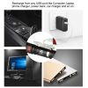 Ultra Bright LED Flashlight With T6 LED lamp beads Waterproof Torch Zoomable 4 lighting modes Multi-function USB charging - Package B-1200 mAh