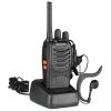 Baofeng BF-88A 5W FRS Frequency Handheld Walkie Talkie Black (2pcs/Pair) - black