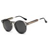 2022 Retro Round Sunglasses Women Men Brand Design Transparent Female Sun Glasses Men Oculos De Sol Feminino Lunette Soleil - leopard - As Picture