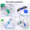 Back-to-back Velcro Fishing Rod Nylon Self-adhesive Tape Hook Hair Same Body Velcro Fishing Tools Data Cable Power Cable Managem - Thebluecoloris3mx2