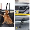 Waterproof Pet Carriers Scratch-resistant Durable Cat Dog Car Seat Cover Folding Non-slip Car Backseat Safety Protection Pad cat - Gray - 137x147cm