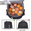 Lightweight Beach Cooler Backpack for Picnics Camping Hiking - Black - Picnic Backpack