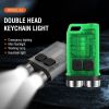 Mini Portable Key Light LED Flashlight TYPE-C Rechargeable Camping Hiking Lantern High Power Luminous Flash Light Pocket Torch - White1