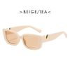 Retro Rectangle Sunglasses Women Brand Designer Vintage Small Frame Sun Glasses Ladies Classic Black Square Oculos De Sol - black - As Picture