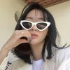 Sexy Cat Eye Triangle Sunglasses Retro Female Eyewear UV400 Sun Glasses Polarized Streetwear Trending Fashion Ladies Glasse - black - As Picture