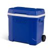 Latitude 30qt Roller Cooler - blue