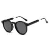 2022 Retro Round Sunglasses Women Men Brand Design Transparent Female Sun Glasses Men Oculos De Sol Feminino Lunette Soleil - brown - As Picture