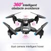 S69 RC Drone With HD Dual Camera & 3 Battery; WIFI FPV Drone 360¬∞ Obstacle Avoidance Headless Mode; RC Foldable Quadcopter Helicopter Drone Gift Toys