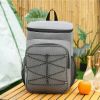 Portable Travel Large Capacity Outdoor Picnic Backpack - Gray - Picnic Backpack