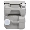 Portable Camping Toilet Gray 5.3+2.6 gal - Grey