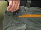 City Tactical Cargo Pants Classic Outdoor Hiking Trekking Army Tactical Joggers Pant Camouflage Military Multi Pocket Trousers - L