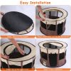 Foldable Playpen for Dog with Carry Bag Portable Travel Waterproof Indoor Outdoor Pet Cage Tent Detachable Upper Cover For Dog Cat Rabbit - S