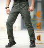 City Tactical Cargo Pants Classic Outdoor Hiking Trekking Army Tactical Joggers Pant Camouflage Military Multi Pocket Trousers - XXL