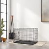 36" Pet Kennel Cat Dog Folding Steel Crate Animal Playpen Wire Metal - as picture