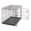 36" Pet Kennel Cat Dog Folding Steel Crate Animal Playpen Wire Metal - as picture