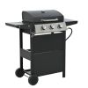 Propane Grill 3 Burner Barbecue Grill Stainless Steel Gas Grill - as Pic