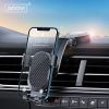 QOOVI Car Phone Holder Stand Cellphone Mount Gravity No Magnetic Support For iPhone 13 Pro Xiaomi Mi11 Samsung S21 Huawei - Dashboard