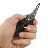 Outdoor Curved Mouth Fishing Pliers Hook Scissors Fishing Line Scissors Eagle Nose Pliers Lure Scissors Stainless Steel Lure Pli - Black