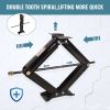 2Pcs Scissor Jack, 6500 lbs * 2, Leveling Scissor Jacks Set with Handle,RV Trailer Camper Stabilizer, for Trucks Cars MPVs Sedans,Station Wagon - 6500