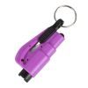 Car hammer car with multifunctional lifesaving hammer emergency escape hammer car glass broken window in one second - Purple