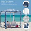 Foldable Easy-Assembly Sun-Shade Shelter Beach Canopy - Style B - 8' x 8'