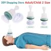 Travel Portable First Aid Choking Device Adults &amp; Children 2 Size Choking Rescue Device Kits Home Simple Asphyxia Rescue Device - Green suit - Chi