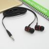 Earphone 3.5mm Wired Headset Earbuds Earphones Sport Headset with MIC for iPhone Xiaomi Earphone Fone De Ouvido for Meizu Huawei - red