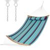 Outdoor Hammock with Detachable Pillow - Blue