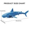 2.4G Rechargeable RC Boat Shark Toys For 4-14 Years Old; Boy Swimming Pool Bathroom Cool Toys Gift - 4-14 Years Old