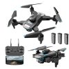 S69 RC Drone With HD Dual Camera & 3 Battery; WIFI FPV Drone 360¬∞ Obstacle Avoidance Headless Mode; RC Foldable Quadcopter Helicopter Drone Gift Toys