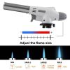 2 Pack Camping Gas Torch Welding Fire Maker Lighter Butane Burner Flame Gun BBQ - White