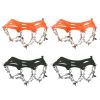 1pair 13-tooth Ice Cleats Crampons; Non-slip Shoes Cover For Winter - M