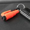 Car hammer car with multifunctional lifesaving hammer emergency escape hammer car glass broken window in one second - Red