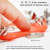 1pair 13-tooth Ice Cleats Crampons; Non-slip Shoes Cover For Winter - M