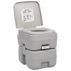 Portable Camping Toilet Gray 5.3+2.6 gal - Grey